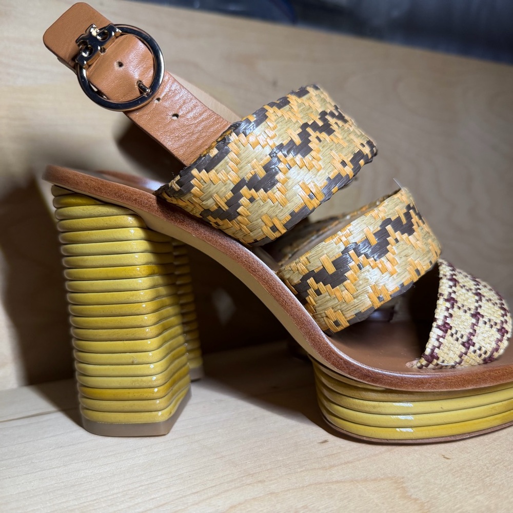 Tory Burch Woven Platform Heel